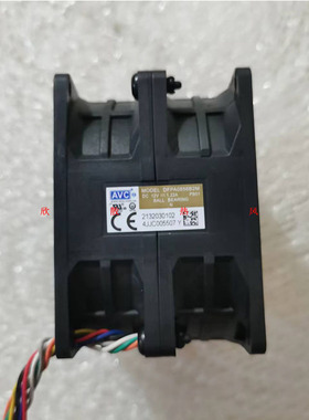 AVC DFPA0856B2M 12V 1.22A 8056 8CM大风量双电机服务器散热风扇
