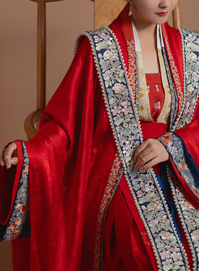 【锦瑟衣庄】宁安 宋制婚服 女款绣花褙子霞帔 大袖衫
