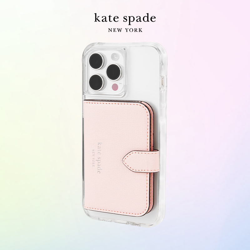 Kate Spade磁吸卡包MagSafe便携交通卡收纳卡套男女皮革身份证卡夹轻奢潮牌高级感钱包