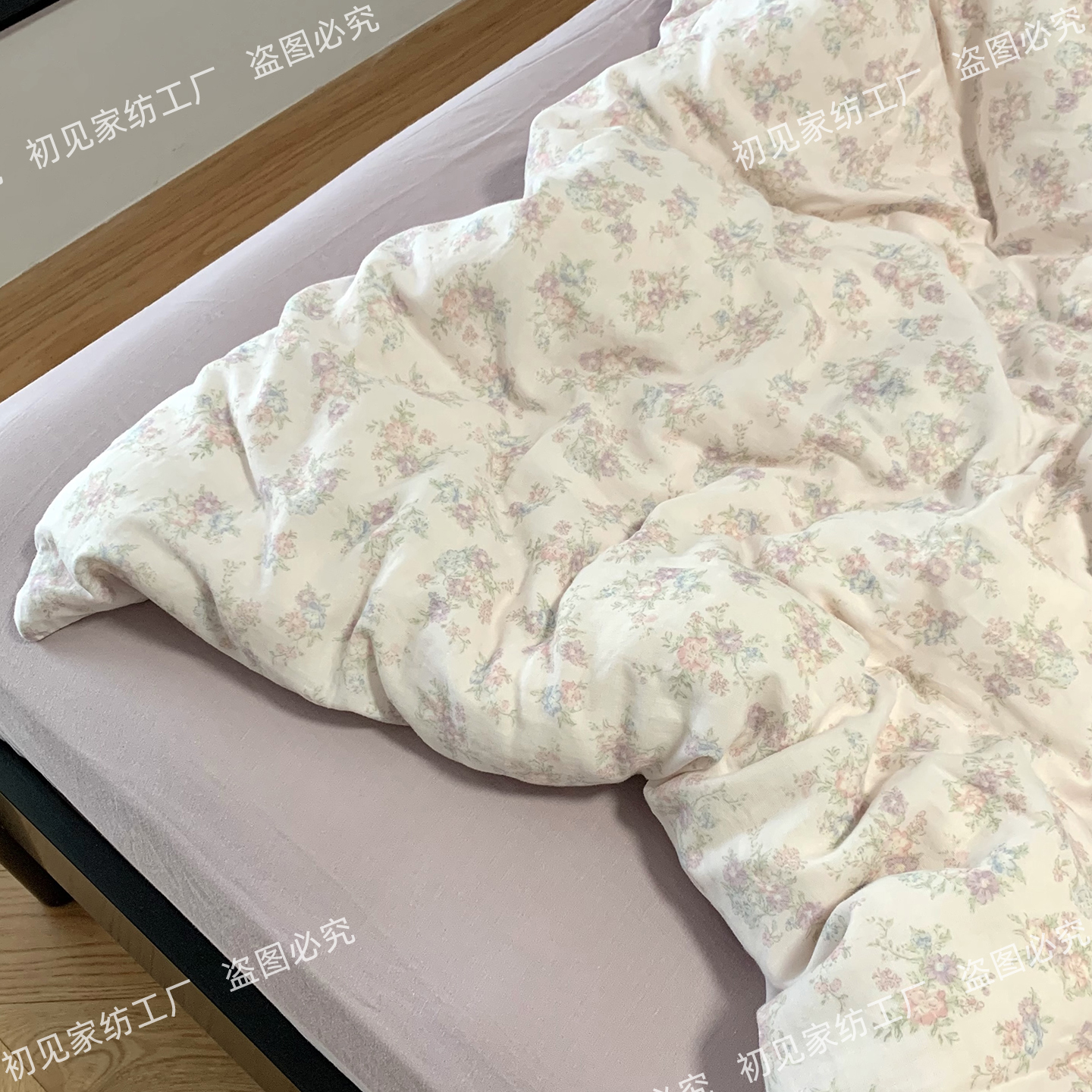 A类全棉双层纱单件被套套件