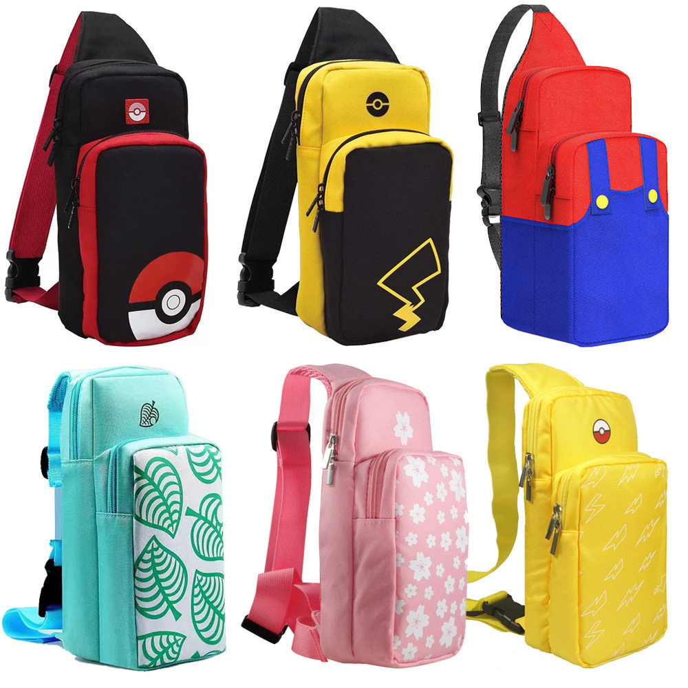 适用任天堂switch oled/ns/lite游戏机单肩斜挎包收纳主机保护套