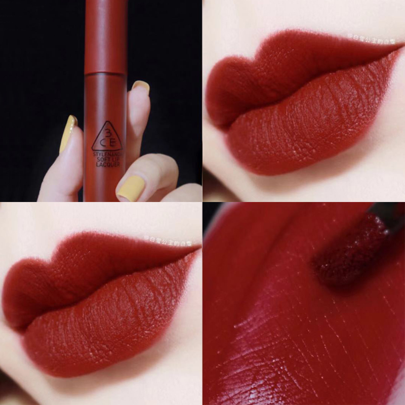 3CE丝绒雾面云朵慕斯唇釉口红