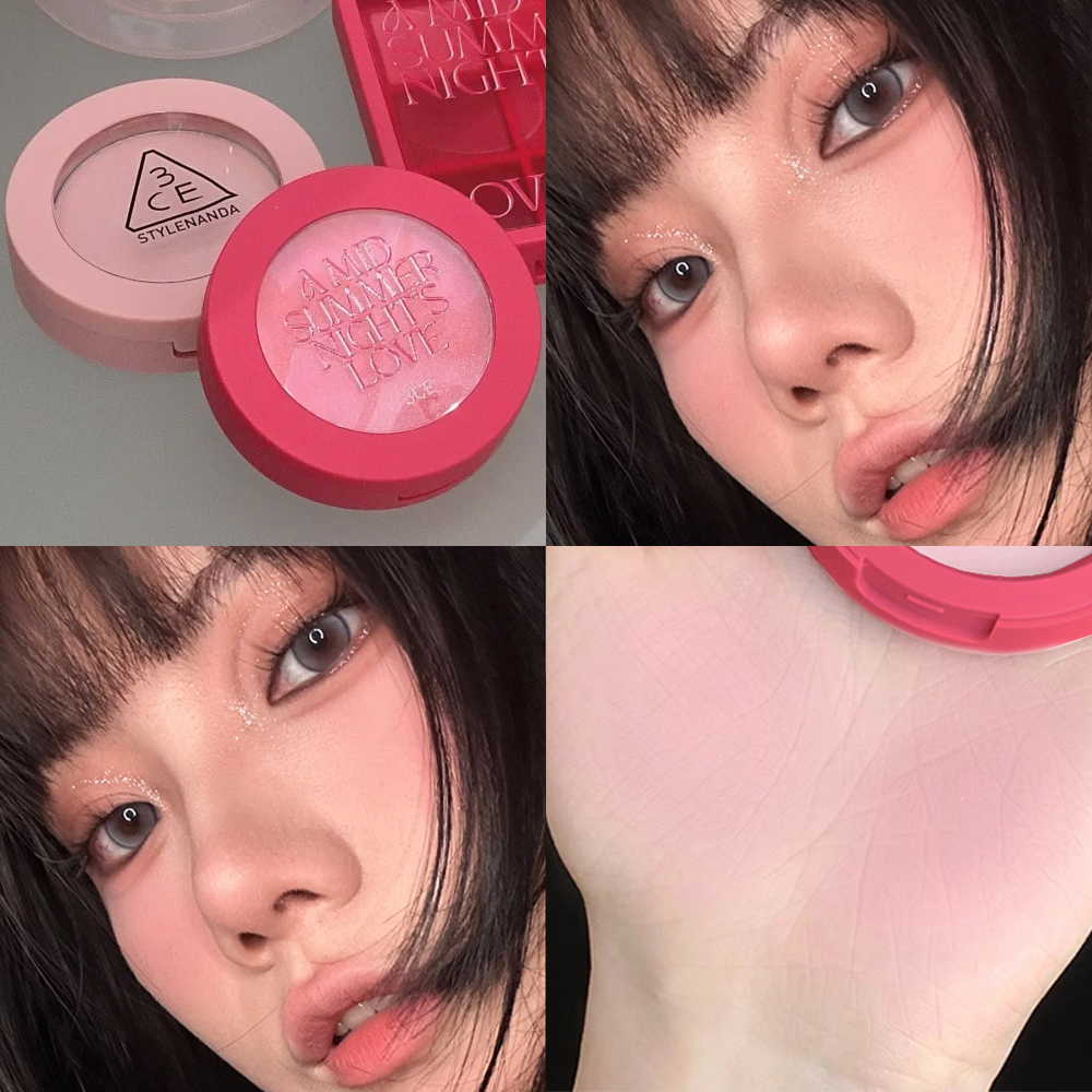 3ce单色腮红心弦限定FOOLS IN LOVE倾心少女娇羞色韩系减龄膨胀色