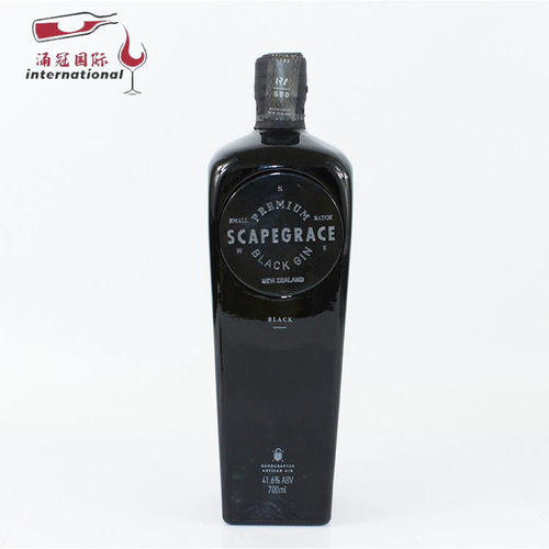 新西兰浪侠小批量植物干金酒黑版 Scapegrace Premium Black Gin