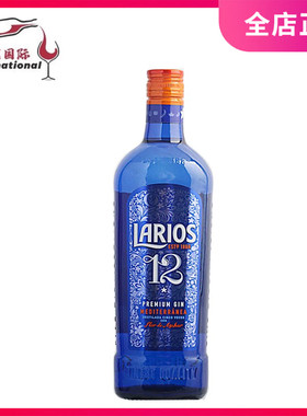 Larios拉里欧12金酒杜松子酒洋酒宾三得利 进口西班牙700ml
