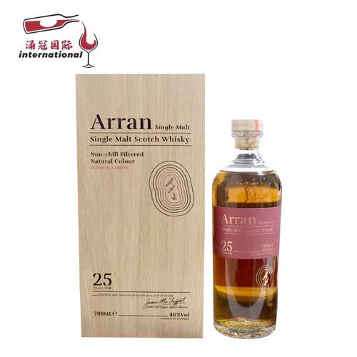 Arran艾伦25年单一麦芽威士忌