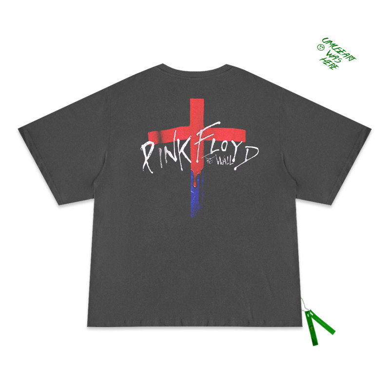 美式西海岸oldschool暗黑哥特风半袖设计感潮流男女情侣短袖t恤