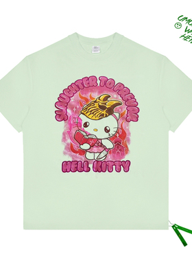 俄罗斯死核班霸SLAUGHTER TO PREVAIL宽松百搭HellKitty短袖T恤