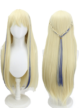 【烈火】碧蓝档案蔚蓝 cos飞鸟马时兔女郎长发 toki 辫子造型假发