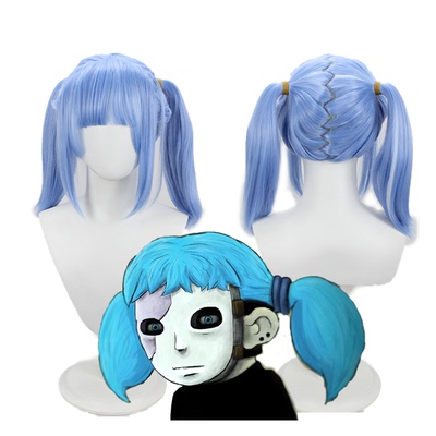 莎莉之脸俏皮脸游戏动漫假发