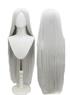 【烈火】凡人修仙传 银月银灰色中分头皮长直发