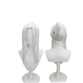 烈火 无畏契约 VALORANT cosplay假发 cos捷风Jett银灰色造型