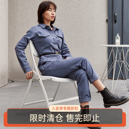 alphagym连体工装裤女原创ins