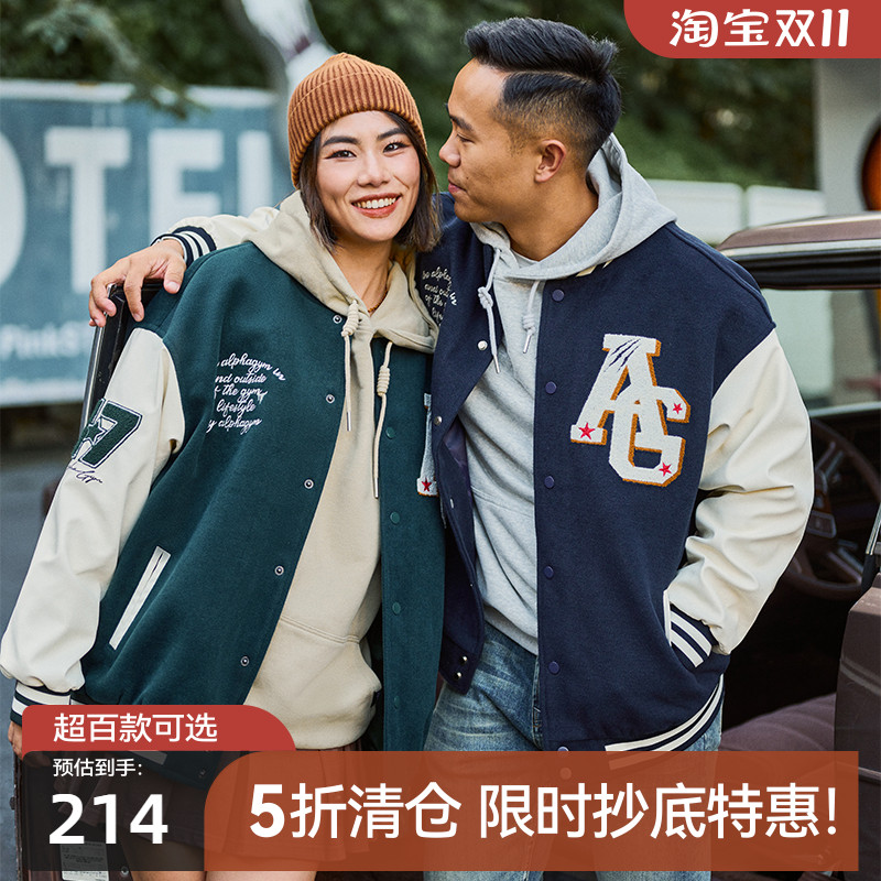 ALPHAGYM棒球服外套运动休闲