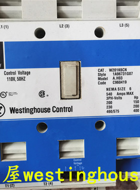 美国西屋westinghouse断路器W201K6CN现货  质保一年