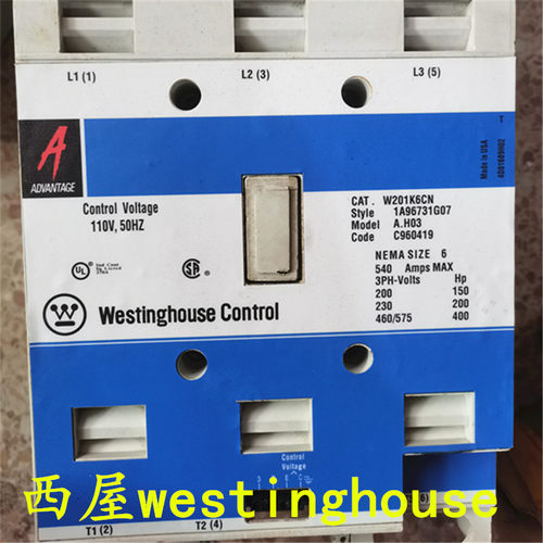 美国西屋westinghouse断路器W201K6CN现货  质保一年