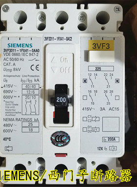 西门子SIEMENS断路器3VF3311-1FX41-0AA0     3VF3111-5DN71-0AN2