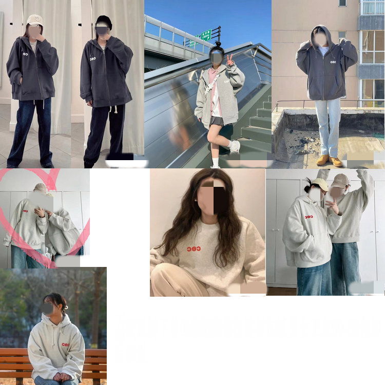 情侣装加绒男女款卫衣冬装百搭加厚打底外穿圆领连帽开衫都齐