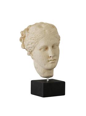 中古轻奢艺术人像雕塑摆件展柜办公家居客厅茶几玄关人物软装饰品