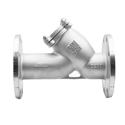 Y型过滤器304不锈钢型GL41W-16P法兰式油气水滤芯管道滤网管路