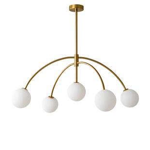 艺术吊灯客厅灯现代轻奢北欧餐厅卧室创意几何线条魔豆灯几何艺术