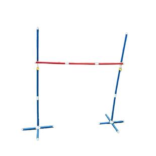 感统训练器材跳高架轮滑下腰过杆障碍物杆高低调节杆套圈跨栏户外
