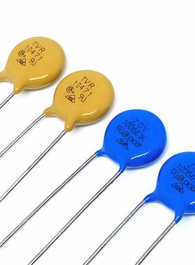 厂家直供压敏电阻07D471K突波吸收器蓝色黄色直插防雷压敏电阻