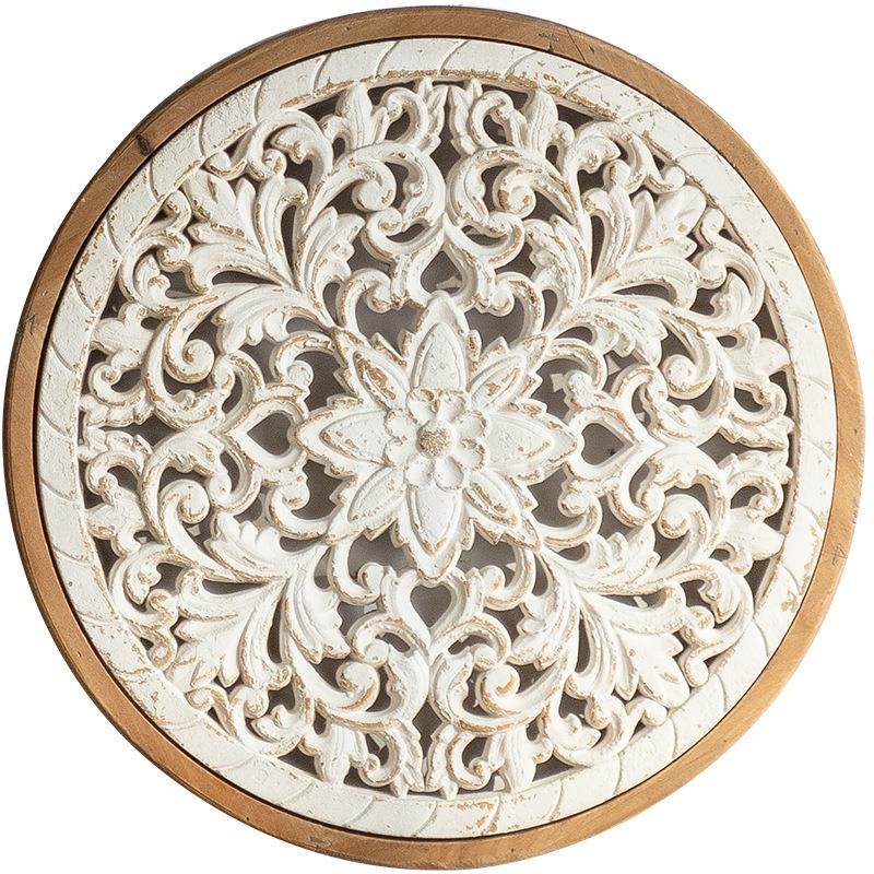 法式复古镂空雕花壁挂客厅玄关背景墙创意墙饰软装卧室实木工艺画,家居饰品,壁饰,淘宝优惠券,粉丝福利购,淘宝优惠卷