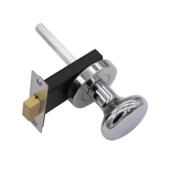 厂家供应欧式 圆形移门锁推拉不锈钢隐形黑色防盗锁家具五金