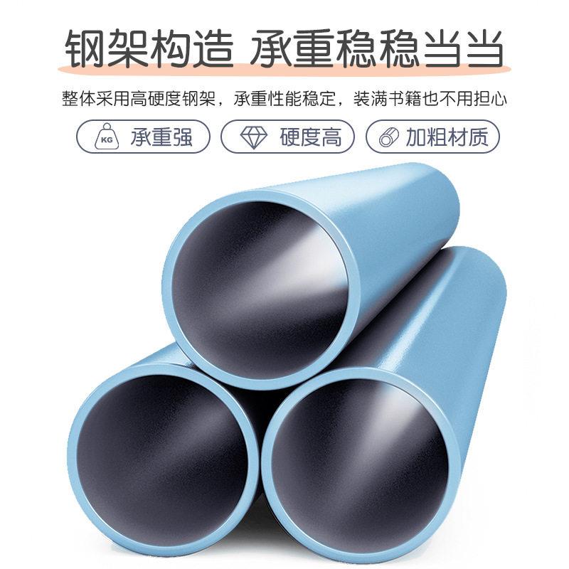 墙面书架绘本收纳架挂墙上铁艺落地小型大容量置物架书柜图片