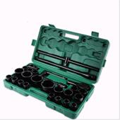 26件重型套筒组套六角十二花套头重汽随车扳手汽保汽车大型维修