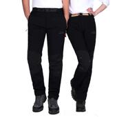 大码 防水防风加绒加厚保暖抓绒软壳滑雪裤 秋冬季 男女户外冲锋裤