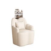 奶油风公主椅靠背女生卧室梳妆台凳子可旋转时尚 创意轻奢美甲凳