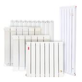 铜铝复合暖气片7575壁挂式 散热器家用采暖8080复合型暖气片