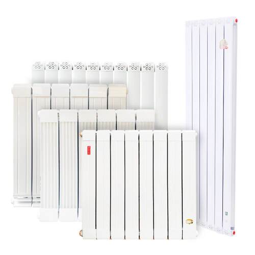 铜铝复合暖气片7575壁挂式散热器家用采暖8080复合型暖气片