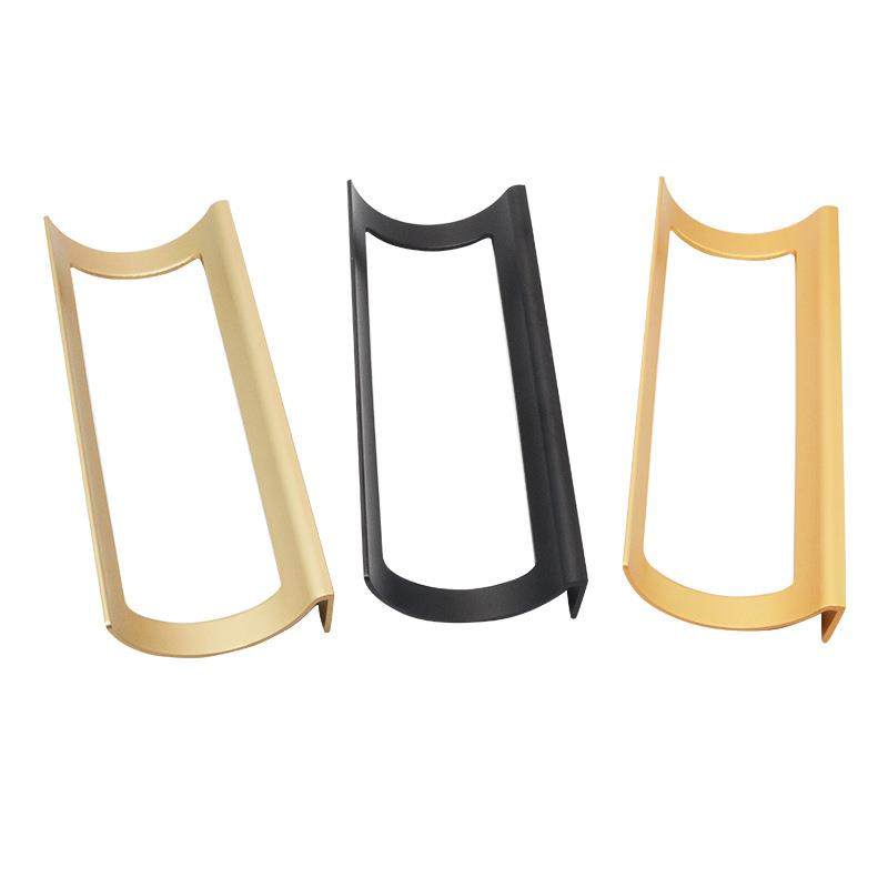 新款简约酒吧家用U型铝合金墙壁挂红酒瓶架展示架悬挂葡萄酒瓶架