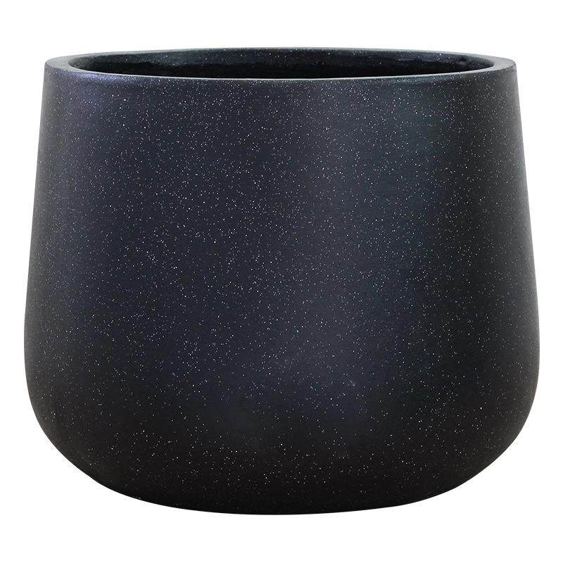 北欧简约水泥花盆黑色客厅落地圆形盆栽盆器超大号创意白色种树盆,家居饰品,花盆,淘宝优惠券,粉丝福利购,淘宝优惠卷
