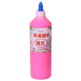 丙烯颜料24瓶500ml大瓶套装儿童彩绘石膏娃娃墙绘流体画石头画