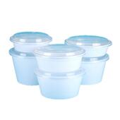 美式 快餐盒子一次性盖浇饭盒打包圆形外卖750ml长方形带盖黑白色