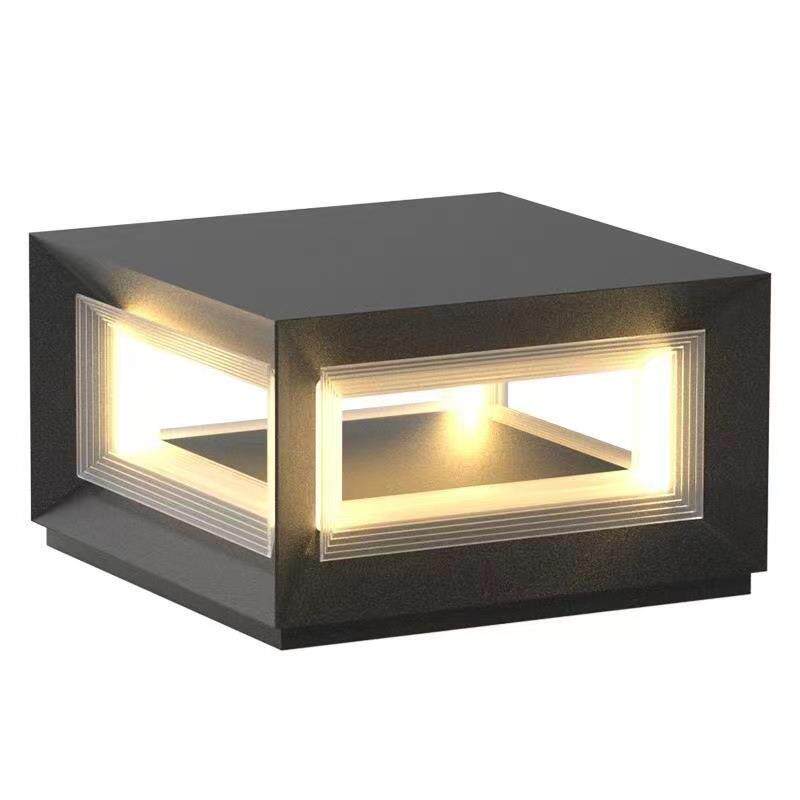 2025柱头灯不锈钢庭院灯农村大门装饰灯柱灯墙头灯批