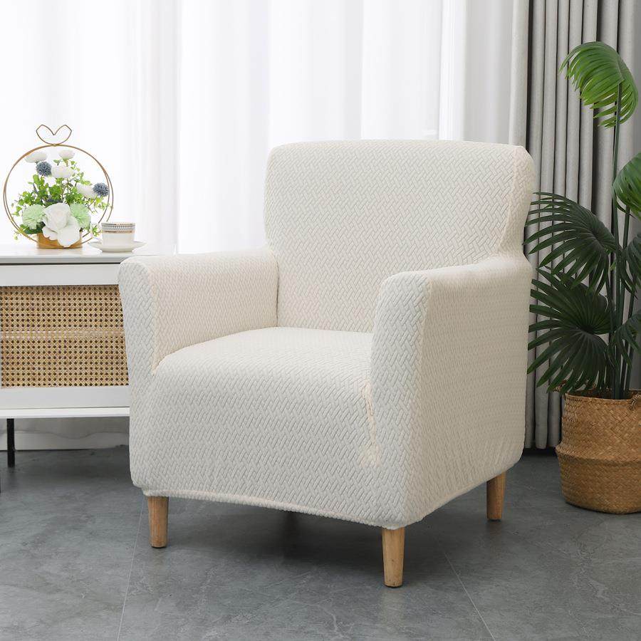 弹力长格T型提花小单人扶手沙发套防尘罩,居家布艺,沙发套,淘宝优惠券,粉丝福利购,淘宝优惠卷