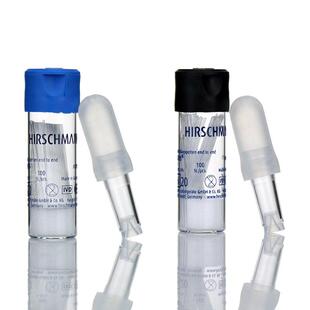 赫施曼微量毛细管点样定量玻璃毛细管微量移液管助吸