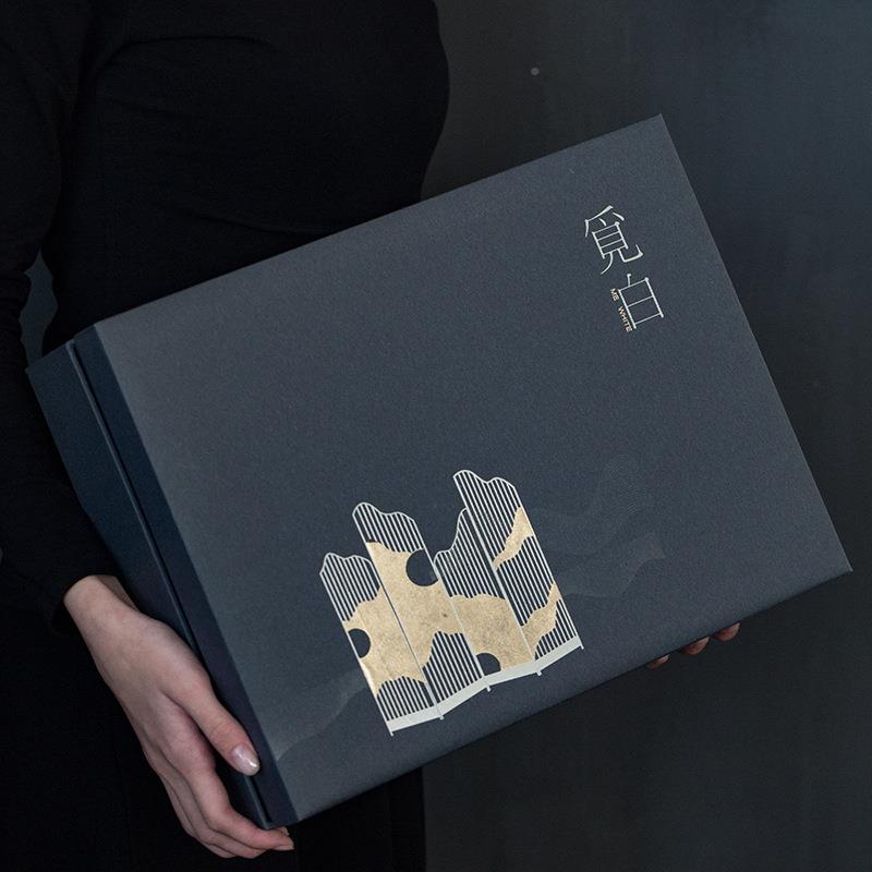 觅白列之郁2019-jgd香盖碗套组德化羊脂白瓷金手工功夫茶具家用套