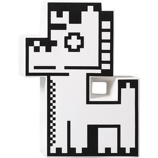 博西家居创意异形彩绘陶瓷花瓶花器摆件高档轻奢软装 饰品 家居装