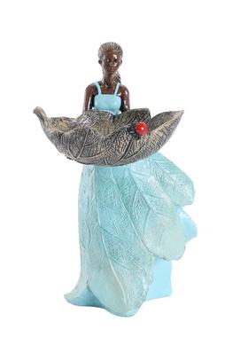 新款2024女神树脂喂鸟器室外花园草地庭院园艺户外装饰摆件