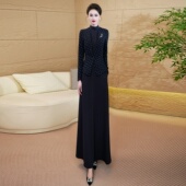 巨好看 场合端庄假两件长裙 正式 早秋连衣裙2025新款 今年流行爆款