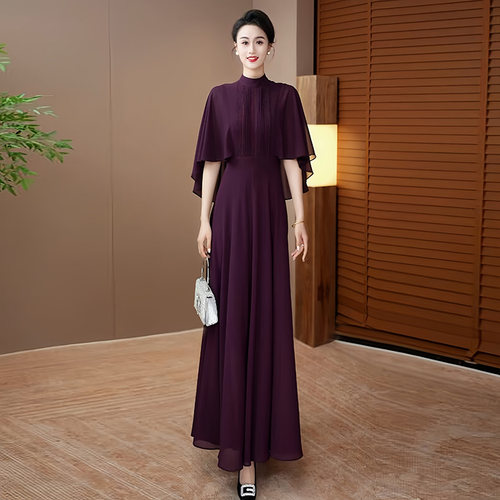 拉佰缇斗篷连衣裙女夏高级感气质