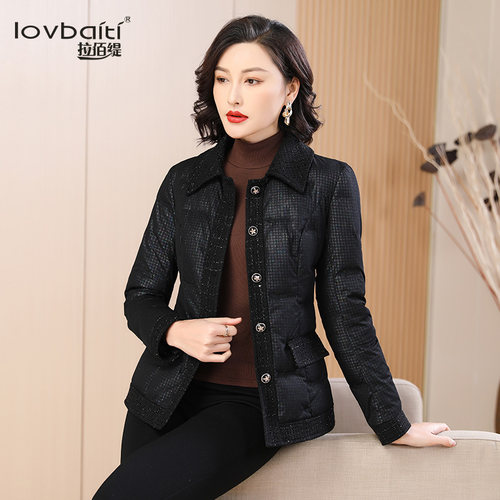 小香风短款羽绒服今年新款