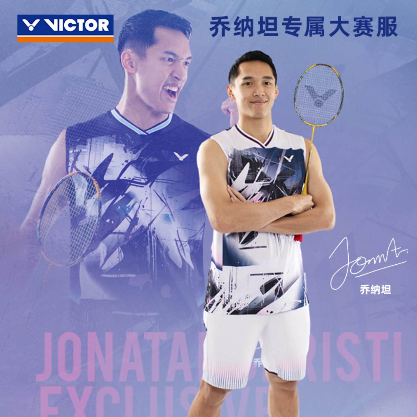 威克多VICTOR胜利T-60006羽毛球服男女短袖无袖大赛速干款乔纳坦,运动/瑜伽/健身/球迷用品,羽毛球上装,淘宝优惠券,粉丝福利购,淘宝优惠卷