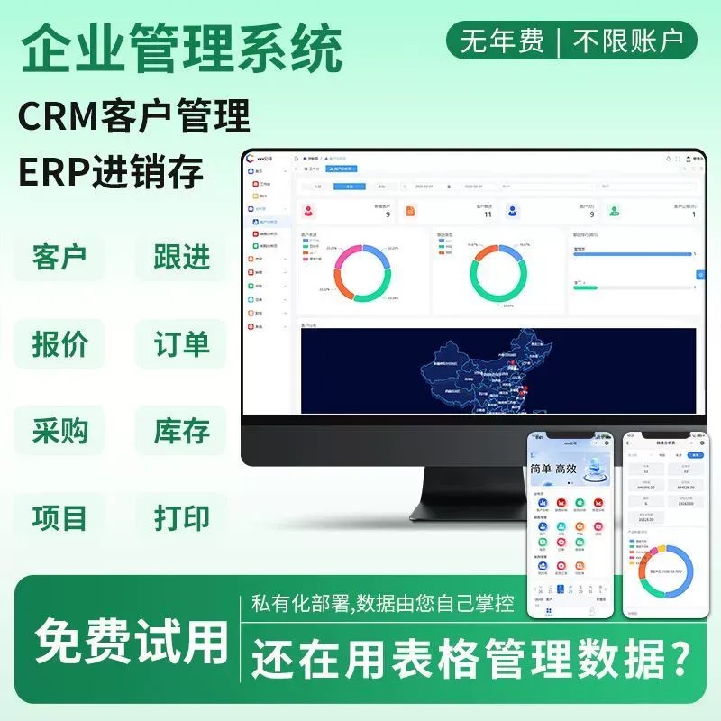 外贸订单管理软件 出口外贸系统 供应商管理系统询盘管理系统